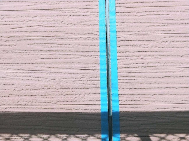 サイディングのつなぎ目養生